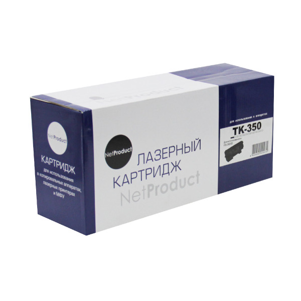 Тонер-картридж NetProduct N-TK-350 (оригинальный номер: TK-350; черный; 15000стр; Kyocera FS-3920, 3925, 3040, 3140, 3540, 3640)