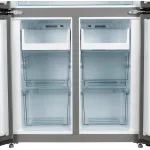 Холодильник Бирюса CD 466 I (No Frost, A, 3-камерный, Side by Side, объем 450:297/153л, инверторный компрессор, нержавеющая сталь)