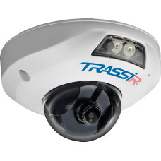 Камера видеонаблюдения Trassir TR-D4121IR1 (IP, антивандальная, купольная, уличная, 2,1Мп, 3.6-3.6мм, 1920x1080, 25кадр/с, 115°)