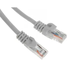 Патч-корд IEK PC01-C5EU-5M (RJ45(m), RJ45(m), внутренний, 5м, 5E, 4пары, U/UTP, серый) [PC01-C5EU-5M]