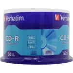 Диск CD-R Verbatim (0.68359375Гб, 52x, cake box, 50)