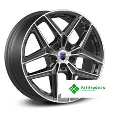 КиК Юнион R17/7J PCD 5x112 ET 40 ЦО 66,6 черный с полированной лицевой поверхностью [79598]