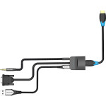 Конвертер Vention (VGA (m), HDMI (f); mini jack 3.5 mm (f); micro USB 2.0 Type-B (f))