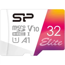 Карта памяти microSDHC 32Гб Silicon Power (Class 10, 100Мб/с, UHS-I U1, адаптер на SD) [SP032GBSTHBV1V20SP]