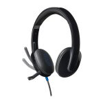 Гарнитура Logitech USB Headset H540 (оголовье, с проводом, накладные, USB)