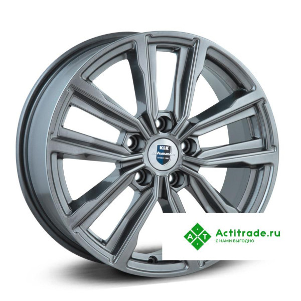 КиК Лацио R17/7.5J PCD 5x108 ET 45 ЦО 67,1 антрацитовый