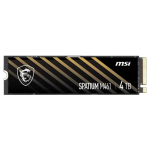 Жесткий диск SSD 4Тб MSI SPATIUM (2280, 5000/4200 Мб/с, 850000 IOPS, PCIe 4.0 x4 (NVMe))