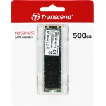 Жесткий диск SSD 500Гб Transcend (2280, 530/480 Мб/с, 75000 IOPS, SATA 3Гбит/с)