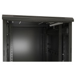 Шкаф серверный напольный Hyperline TTB-4281-DD-RAL9004 (42U, 800x1000мм, IP20, 800кг)