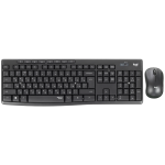 Клавиатура и мышь Logitech Wireless MK295 Silent Combo Black USB (классическая мембранная, 111кл, светодиодная, кнопок 3, 1000dpi)