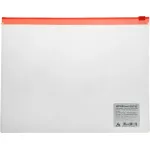 Бюрократ BPM5ARED (A5, полипропилен, толщина пластика 0,15мм, молния красный)