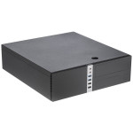 Корпус Foxline FL-203 300W Black (Slim-Desktop, 300Вт, 4xUSB3.0, 1x80мм)