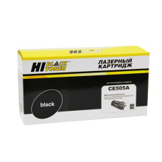 Тонер-картридж Hi-Black CE505A (оригинальный номер: CE505A; черный; 2300стр; LJ P2055, P2035, Canon 719)