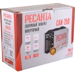 Сварочный аппарат РЕСАНТА САИ-250 (140-260В, инвертор, ММА DC, 10-250A, 9,5кВт)