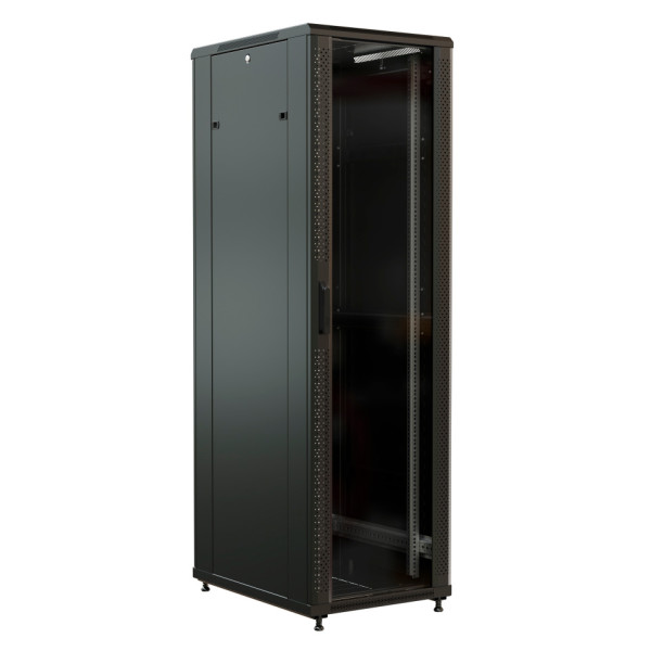 Шкаф коммутационный напольный WRline WR-TT-2266-AS-RAL9004 (22U, 600x1166x600мм, IP20, 800кг)