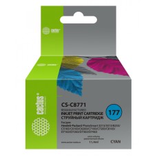 Чернильный картридж Cactus CS-C8771 (голубой; 11,4стр; 11мл; PS 3213, 3313, 8253, C5183, C6183, C6283, C7183, C7283, C8183, D7163, D7263, D7363, D7463) [CS-C8771]