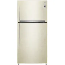 Холодильник LG GR-H802HEHL (No Frost, A++, 2-камерный, инверторный компрессор, 86x184x73см, бежевый) [GR-H802HEHL]