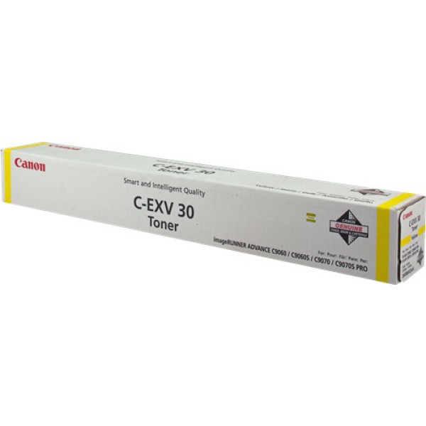 Картридж Canon C-EXV30 Y (2803B002) (желтый; 54000стр; Canon imageRUNNER ADVANCE C9000, Canon imageRUNNER ADVANCE C9060, Canon imageRUNNER ADVANCE C9065, Canon imageRUNNER ADVANCE C9070, Canon imageRUNNER ADVANCE C9075, Canon imageRUNNER ADVANCE C9270, Ca