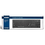 Клавиатура Sven Standard 303 Power Black USB+PS/2 ( мембранные, 104кл)