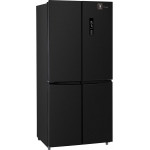 Холодильник Weissgauff WCD 450 BG NoFrost Inverter (No Frost, A+, 2-камерный, Side by Side, инверторный компрессор, черный)