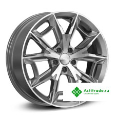 Скад Паркер R19/7.5J PCD 5x114,3 ET 40 ЦО 60,1 графитовый с полированной лицевой поверхностью [4290613]