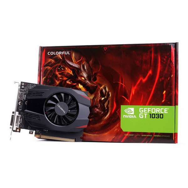 Видеокарта GeForce GT 1030 1228МГц 2Гб Colorful (GDDR5, 64бит, 1xHDMI)