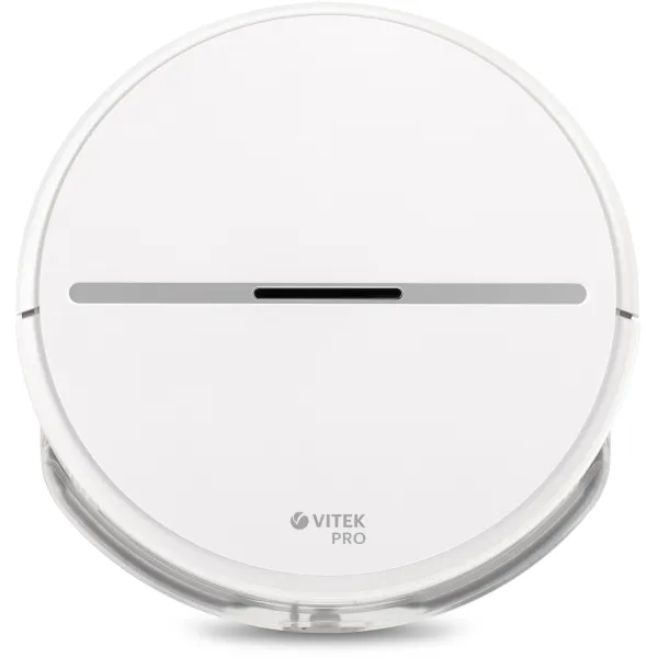Робот-пылесос VITEK VT-1807 (влажная, сухая, контейнер, пылесборник: 0.45л, потребляемая мощность: 25Вт)