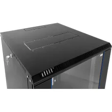 Шкаф коммутационный настенный ЦМО ШРН-Э-18.650-9005 (18U, 600x930x650мм, IP20, 65кг) [ШРН-Э-18.650-9005]