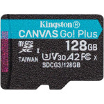 Карта памяти microSDXC 128Гб Kingston (Class 10, 170Мб/с, UHS-I U3, адаптер на SD)