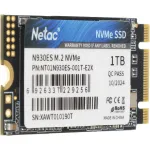 Жесткий диск SSD 1Тб Netac N930ES (2242, 1650/1500 Мб/с, 220000 IOPS, PCI-E, для ноутбука и настольного компьютера)