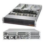 Серверная платформа Supermicro SYS-2049U-TR4 (4x6230, 16x64Гб DDR4 ECC, 14x2457,6Гб SAS, 2x1600Вт, 2U)