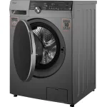 Стиральная машина Weissgauff WM 59412 DC(59.5x85x59.5см, фронтальная, макс:12кг, 1400об/мин, защита от протечек, серебристый)