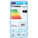 Холодильник Hyundai CS6503FV ЧЕРНОЕ СТЕКЛО (No Frost, A++, 2-камерный, Side by Side, инверторный компрессор, черное стекло)