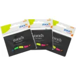 Индексы Hopax 21076 (пластик, 12x45мм, 5цветов, 25закладок каждого цвета)