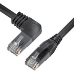 Greenconnect GCR-53143 (RJ45(m), RJ45(m), внутренний, 0,5м, 5E, 4пары, U/UTP, чёрный)