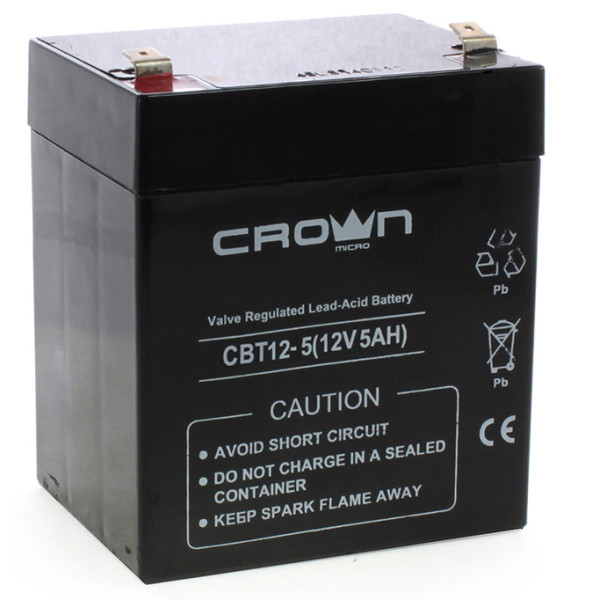 Батарея Crown CBT-12-5 (12В, 5Ач)