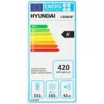 Холодильник Hyundai CS5003F (No Frost, A+, 2-камерный, Side by Side, инверторный компрессор, белый)