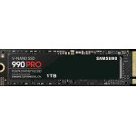 Жесткий диск SSD 2Тб Samsung 990 PRO (M.2, 7450/6900 Мб/с, 1550000 IOPS, PCI-E, 2048Мб, для ноутбука и настольного компьютера)