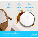 Робот-пылесос TP-Link Tapo RV10 (контейнер, мощность всысывания: 25Вт, пылесборник: 0.35л, потребляемая мощность: 25Вт)