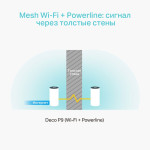 TP-Link Wi-Fi+Powerline система Deco P9 (3-pack)
