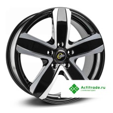 Cross Street CR-21 R17/7J PCD 5x114,3 ET 45 ЦО 54,1 черный с полированной лицевой поверхностью