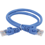 IEK PC03-C5EU-1M (RJ45(m), RJ45(m), внутренний, 1м, 5E, 4пары, U/UTP, синий)