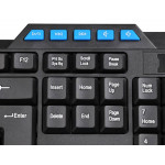 Игровая клавиатура Oklick 750G FROST WAR Black USB (классическая мембранная, 114кл)