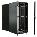 Шкаф коммутационный напольный WRline WR-TT-4288-AS-RAL9004 (42U, 800x2055x800мм, IP20, 800кг)