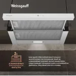Вытяжка Weissgauff TEL 600 TC WH