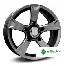 КиК Триал R15/6.5J PCD 5x139,7 ET 30 ЦО 98 темно - серый глянцевый [78589]