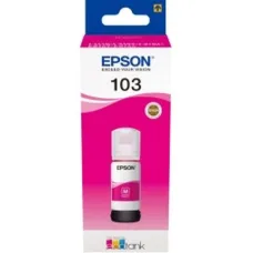 Чернильный картридж Epson 103M (пурпурный; 65стр; L3100, 3110, 3150) [C13T00S34A]