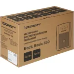 ИБП Ippon Back Basic 650 IEC (интерактивный, 650ВА, 360Вт, 3xIEC 320 C13 (компьютерный))