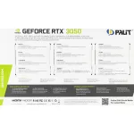 Видеокарта GeForce RTX 3050 1042МГц 8Гб Palit STORMX (PCI-E 4.0, GDDR6, 128бит, 1xDVI, 1xHDMI, 1xDP)