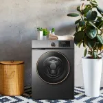 Стиральная машина TCL TWRP-1108W12G2(фронтальная средняя, класс стирки/отжима/э.потребления: B/A+++ , макс: 8кг, 1200 об/мин, инвертер, защита: частичная, 59.5x85x45.6см, серый)